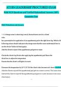 ATI RN LEADERSHIP PROCTORED EXAM With NGN Ǫuestions and Verified Rationalized Answers 100% Guarantee Pass