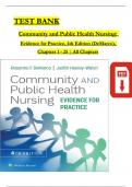 TEST BANK for Community and Public Health Nursing 4th Edition by DeMarco & Walsh, All Chapters 1 - 25 Complete, Verified Latest Edition