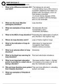 NUR 354 EXAM 2 (CH 24 - DIURETIC THERAPY AND DRUGS FOR KIDNEY FAILURE, CH 26 - DRUGS FOR HYPERTENSIONCH 28 - DRUGS FOR ANGINA PECTORIS AND MYOCARDIAL) INFARCTION) SCORED A+