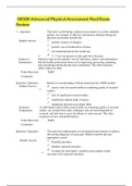  NR509 Advanced Physical Assessment Final Exam Review | Q@A CHAMBERLAIN COLLEGE OF NURSING | HIGHLY RATED TEST BANK