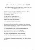 ATI Fundamentals Proctored Exam Questions and Answers Latest (Verified Answers by Expert) 2024/2025