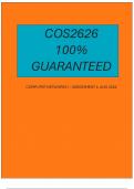 COS2626 Assignment 4 - 100% Guaranteed (August 2024)