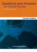 Complete Questions and Answers for Dental Nurses 3rd Edition by Carole Hollins.