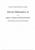 Discrete Mathematics with Graph Theory (Classic Version) 3rd Edition Edgar Goodaire 