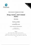 Instructor Manual With Test Bank For Drugs, Society and Criminal Justice 5th Edition By Charles Levinthal, Lori Brusman-Lovins All Chapters, 100% Original Verified, A+ Grade)