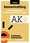 Samenvatting Aardrijkskunde Examen HAVO 2024