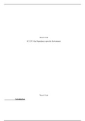 SCI 207 Week 5 Lab.doc     Week 5 Lab  SCI 207: Our Dependence upon the Environment  Week 5 Lab                            Introduction    The most critical thing to know about oil spills has significant and immediate societal, cultural and economic effec