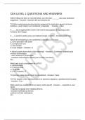 CEA LEVEL 1 QUESTIONS AND ANSWERS