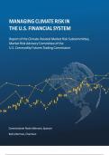 MANAGING CLIMATE RISK IN THE U.S. FINANCIAL SYSTEM