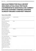 NSG 6440 PREDICTOR EXAM NEWEST 2024/2025 ACTUAL EXAM TEST BANK COMPREHENSIVE QUESTIONS AND CORRECT DETAILED ANSWERS (VERIFIED ANSWERS) |ALREADY GRADED A+||NEWEST VERSION!