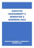 GGH3708 ASSIGNMENT 2 SEMESTER 2 ANSWERS 2024