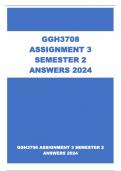 GGH3708 ASSIGNMENT 3 SEMESTER 2 ANSWERS 2024