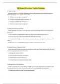 OB Exam 1 Questions Verified Solutions