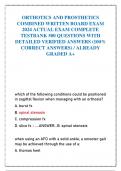 ORTHOTICS AND PROSTHETICS COMBINED WRITTEN BOARDS EXAM 2024 ACTUAL EXAM COMPLETE TESTBANK 500 QUESTIONS WITH DETAILED VERIFIED ANSWERS (100% CORRECT ANSWERS) / ALREADY GRADED A+