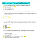 NR 226 NCLEX ANSWERS Ch 50 | GRADED 