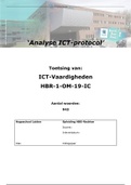 Analyse ICT-protocol cijfer: 8,8