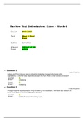 BUSI 3007 Week 6 Final Exam (25/25 Correct)