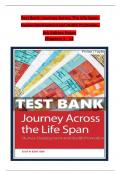 TEST BANK For Journey Across The Life Span: Human Development and Health Promotion, 6th Edition by Polan, Verified Chapters 1 - 14, Complete Newest Version