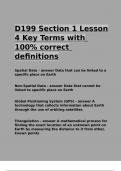 D199 Section 1 Lesson 4 Key Terms with 100- correct definitions