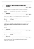 ADVANCED PATHOPHYSIOLOGY MIDTERM PATHO LATEST UPDATE