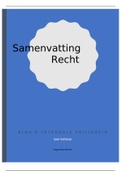 Nederlands Recht Begrepen (AIV-V1RECHT-16) Uitgebreide Samenvatting Literatuur en Lesstof 