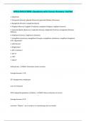 APEA ENDOCRINE -Questions with Correct Answers/ Verified