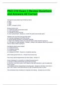 PSCI 210 Exam 3 Review Questions and Answers All Correct