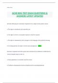 ACHE BOG TEST EXAM QUESTIONS & ANSWERS LATEST UPDATED.