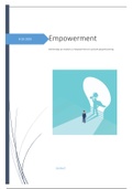 Toetsverslag module 2.2 Empowerment (Cijfer 8!)