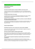 Mental Health Case Sandra Littlefield Guided Reflection Questions, Scenario Analysis Questions, Concluding Questions, Documentation Assignments (answered) Spring 2021