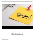 BIOS 255 Final Exam 2 ( Latest 2024 / 2025 ) Actual Questions and Answers 100% Correct