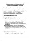 Summary- CIE BUSINESS 9609 Unit 1 Business and it's environment (A Level) External Influences on Business Activity, Political and Legal