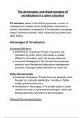 Summary- CIE BUSINESS 9609 Unit 1 Business and it's environment (A Level) External Influences on Business Activity, Political and Legal 2