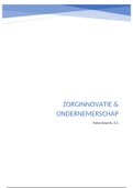 Kennistoets 3.1 - Zorginnovatie & Ondernemerschap