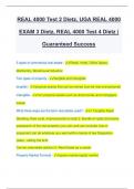 REAL 4000 Test 2 Dietz, UGA REAL 4000 EXAM 3 Dietz, REAL 4000 Test 4 Dietz | Guaranteed Success