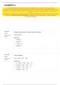 Straighterline MAT201 PRECALCULUS GRADED EXAM 1 (New Version August 2024)