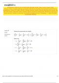 Straighterline MAT201 PRECALCULUS MIDTERM GRADED EXAM (New Version August 2024)