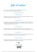 A LEVEL CHEMISTRY NOTES - Kinetics II