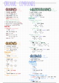 Organic Chemistry I Overview