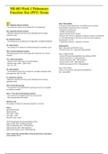 NR 601 Week 1 Pulmonary Function Test (PFT) Terms