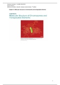 Genetics Brooker summary chapter 10 - Molecular structure of chromosomes and transposable elements