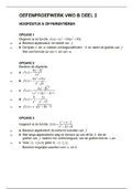 VWO Wiskunde B | H6 DIFFERENTIËREN Oefentoets met Uitwerkingen