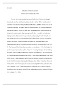 Reflections on School Counselors.docx   SCN-501  Reflections on School Counselors    Grand Canyon University SCN-501   The roles that school counselors have played in the lives of students has changed dramatically since their initial introduction in schoo