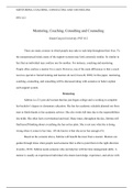 Mentoring  coaching  consulting and counseling FINAL.docx   PSY 612  Mentoring, Coaching, Consulting and Counseling   Grand Canyon University: PSY 612  There are many avenues in which people may take to seek help throughout their lives. To the unexperienc