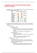 ATI MEDSURG PROCTORED UPDATED AND VERIFIED GUIDE TO 'A' GRADE