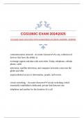 CGS1060C BUNDLED EXAMS WITH GUARANTEED ACCURATE ANSWERS |VERIFIED