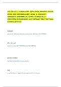 ATI TEAS 7: CHEMISTRY 2024-2025 NEWEST EXAM WITH 200 REVIEW QUESTIONS & CORRECT VERIFIED ANSWERS ALREADY GRADED A+/ WESTERN GOVERNORS UNIVERSITY D027 ACTUAL EXAM (LATEST)