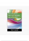 2024/2025 TEST BANK FOR PSYCHIATRIC MENTAL HEALTH NURSING 8TH EDITION BY VIDEBECK