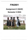 HSY2601 Assignment 2 (ANSWERS) Semester 2 2024 100% satisfaction guarantee