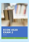 ECON 4520 EXAM 2